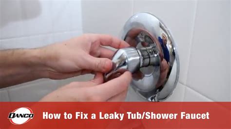 how to fix shower valve leak|How to Repair a Leaky Shower Faucet Valve